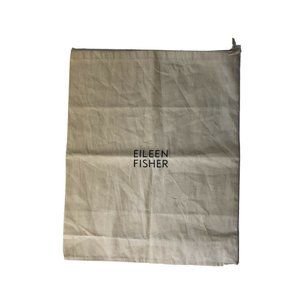 Eileen Fisher Dust Bag Storage Drawstring Ivory 14" x 11.8"